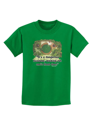 Dangerous Business Childrens Dark T-Shirt-Childrens T-Shirt-TooLoud-Kelly-Green-X-Small-Davson Sales