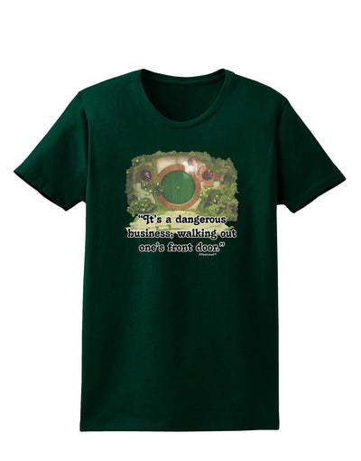 Dangerous Business Womens Dark T-Shirt-TooLoud-Forest-Green-Small-Davson Sales