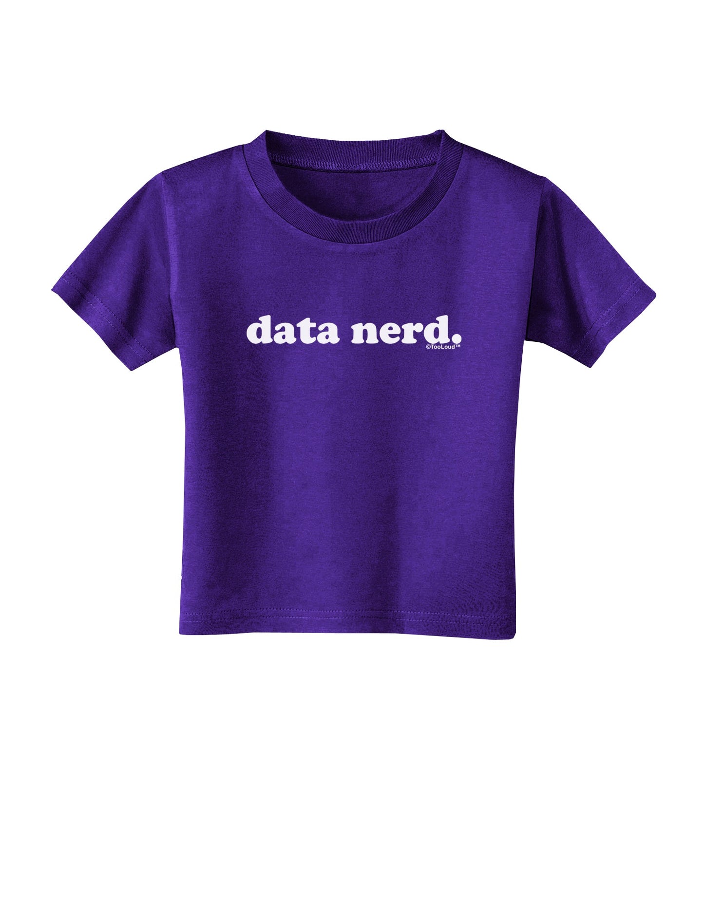 Data Nerd Simple Text Toddler T-Shirt Dark by TooLoud-Toddler T-Shirt-TooLoud-Purple-2T-Davson Sales