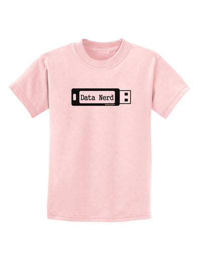 Data Nerd USB Childrens T-Shirt by TooLoud-Childrens T-Shirt-TooLoud-PalePink-X-Small-Davson Sales