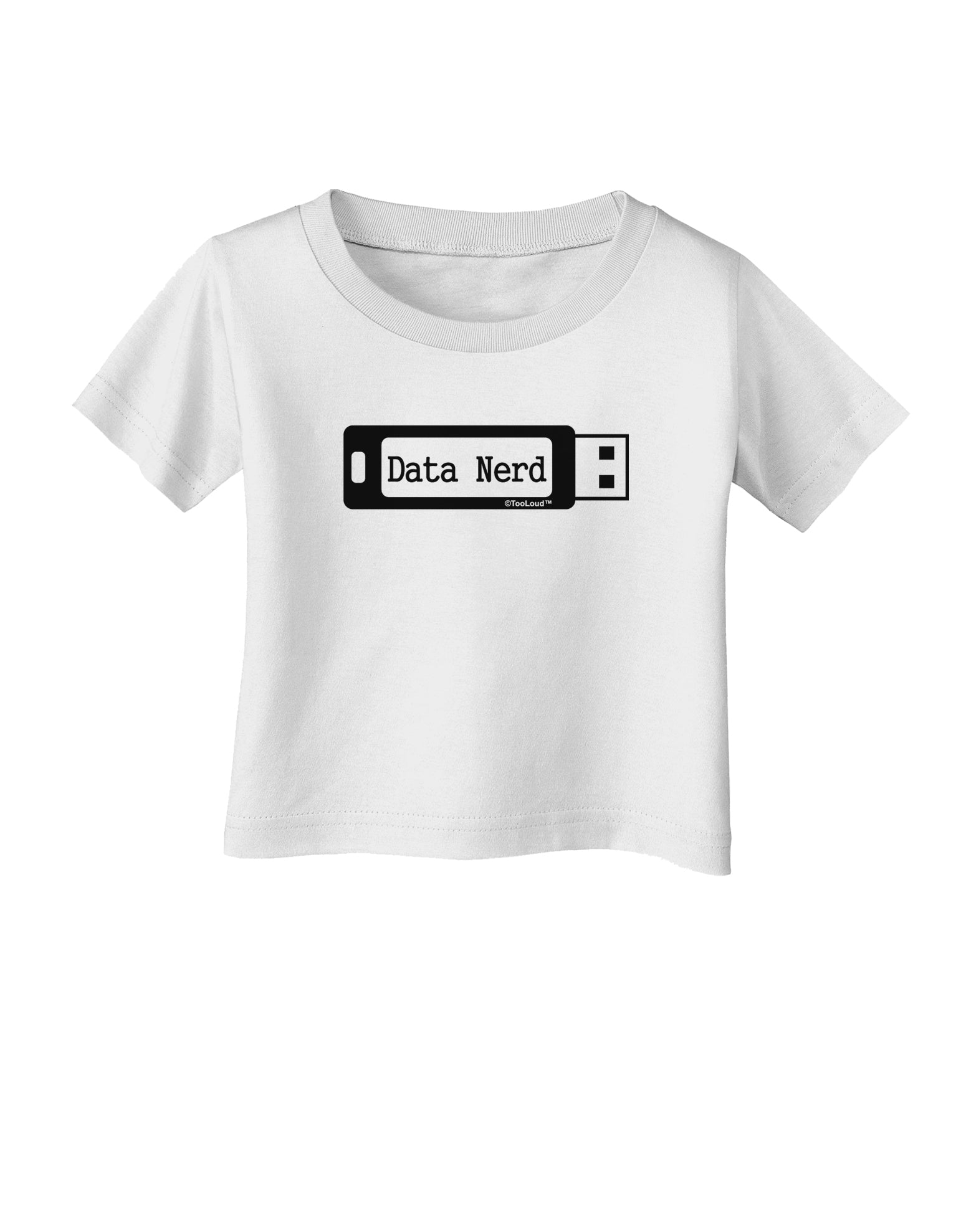 Data Nerd USB Infant T-Shirt by TooLoud-Infant T-Shirt-TooLoud-White-06-Months-Davson Sales