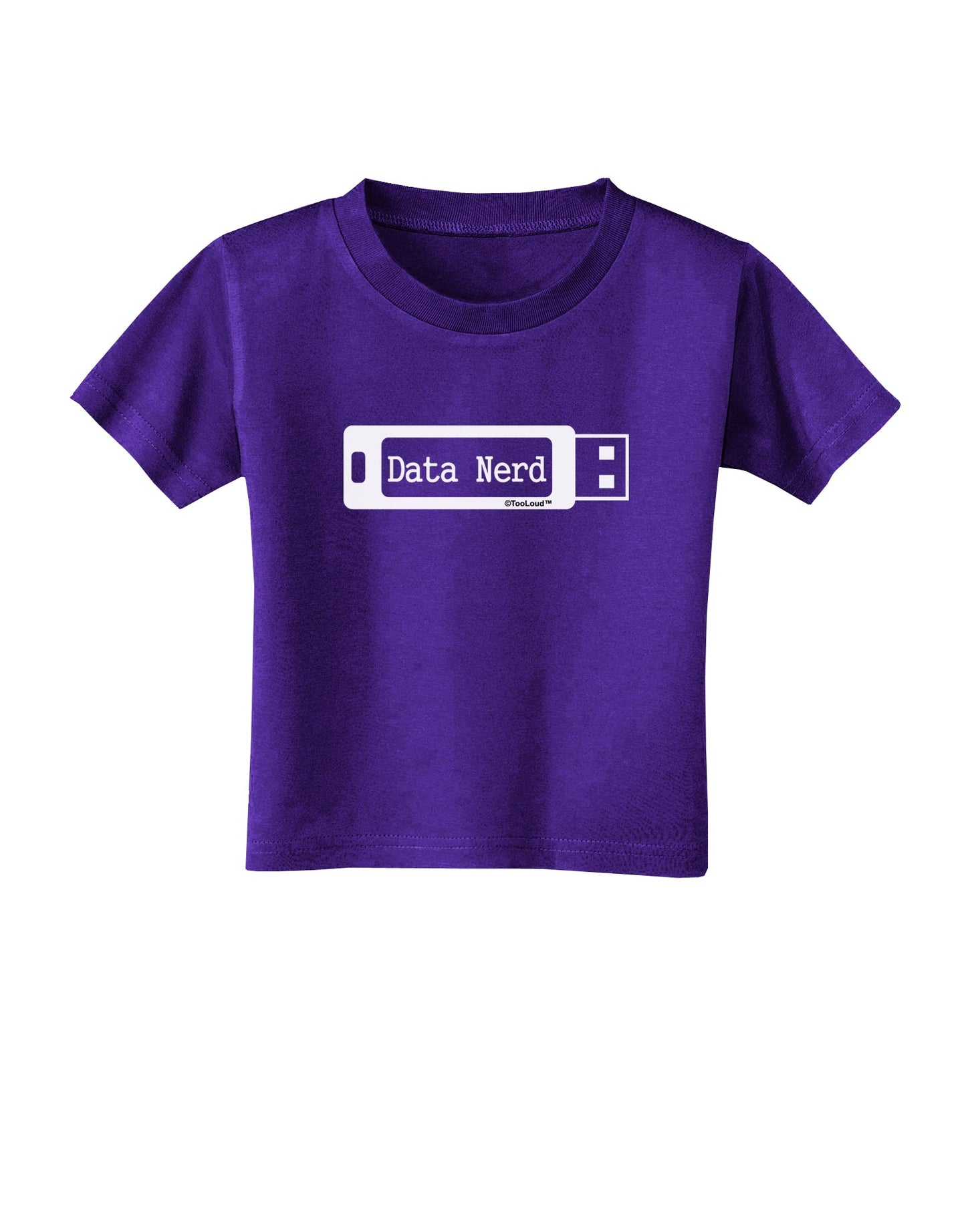Data Nerd USB Toddler T-Shirt Dark by TooLoud-Toddler T-Shirt-TooLoud-Purple-2T-Davson Sales