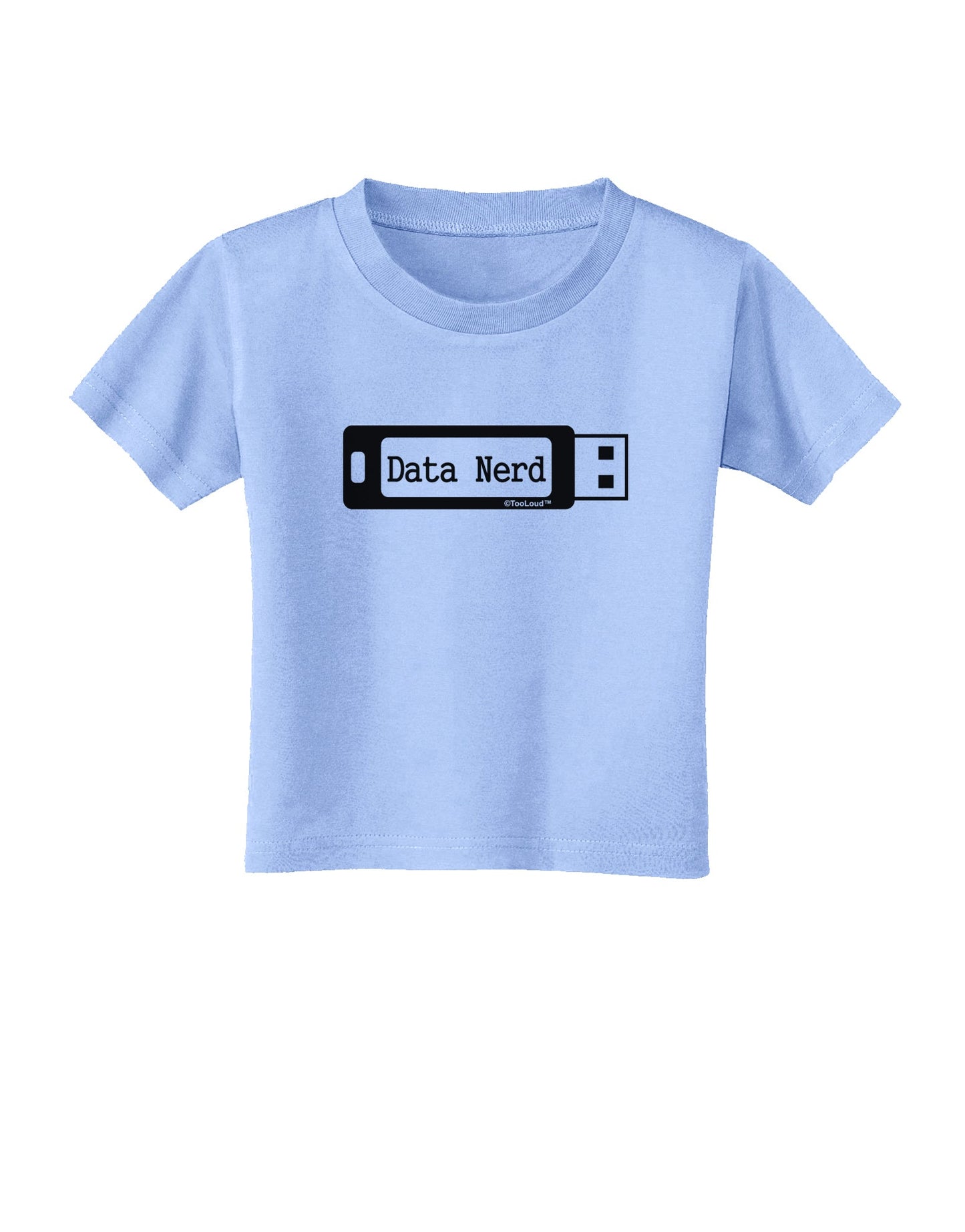 Data Nerd USB Toddler T-Shirt by TooLoud-Toddler T-Shirt-TooLoud-Aquatic-Blue-2T-Davson Sales