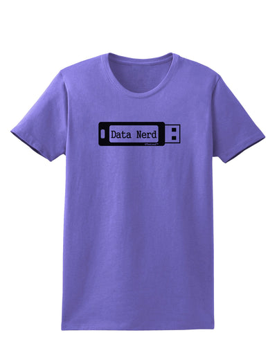 Data Nerd USB Womens T-Shirt by TooLoud-Womens T-Shirt-TooLoud-Violet-X-Small-Davson Sales