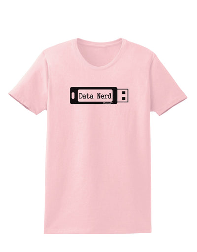 Data Nerd USB Womens T-Shirt by TooLoud-Womens T-Shirt-TooLoud-PalePink-X-Small-Davson Sales