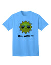 Deal With It - Chic Sun Graphic Adult T-Shirt Collection-Mens T-shirts-TooLoud-Aquatic-Blue-Small-Davson Sales