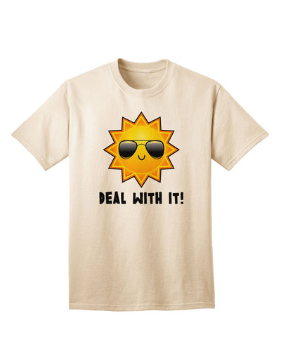 Deal With It - Chic Sun Graphic Adult T-Shirt Collection-Mens T-shirts-TooLoud-Natural-Small-Davson Sales