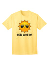 Deal With It - Chic Sun Graphic Adult T-Shirt Collection-Mens T-shirts-TooLoud-Yellow-Small-Davson Sales