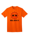 Deal With It - Chic Sun Graphic Adult T-Shirt Collection-Mens T-shirts-TooLoud-Orange-Small-Davson Sales