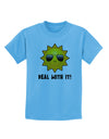 Deal With It Cute Sun Childrens T-Shirt-Childrens T-Shirt-TooLoud-Aquatic-Blue-X-Small-Davson Sales