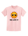 Deal With It Cute Sun Childrens T-Shirt-Childrens T-Shirt-TooLoud-PalePink-X-Small-Davson Sales