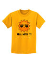 Deal With It Cute Sun Childrens T-Shirt-Childrens T-Shirt-TooLoud-Gold-X-Small-Davson Sales