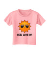 Deal With It Cute Sun Toddler T-Shirt-Toddler T-Shirt-TooLoud-Candy-Pink-2T-Davson Sales