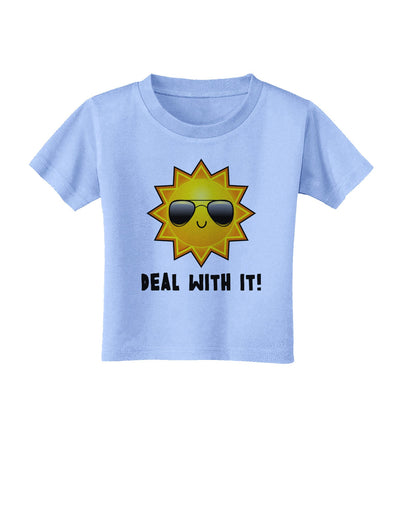 Deal With It Cute Sun Toddler T-Shirt-Toddler T-Shirt-TooLoud-Aquatic-Blue-2T-Davson Sales