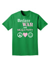 Declare War on Negativity Adult Dark T-Shirt-Mens T-Shirt-TooLoud-Kelly-Green-Small-Davson Sales