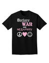 Declare War on Negativity Adult Dark T-Shirt-Mens T-Shirt-TooLoud-Black-Small-Davson Sales