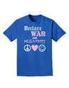 Declare War on Negativity Adult Dark T-Shirt-Mens T-Shirt-TooLoud-Royal-Blue-Small-Davson Sales