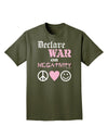 Declare War on Negativity Adult Dark T-Shirt-Mens T-Shirt-TooLoud-Military-Green-Small-Davson Sales