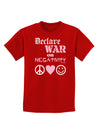 Declare War on Negativity Childrens Dark T-Shirt-Childrens T-Shirt-TooLoud-Red-X-Small-Davson Sales