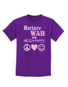 Declare War on Negativity Childrens Dark T-Shirt-Childrens T-Shirt-TooLoud-Purple-X-Small-Davson Sales