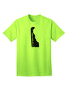 Delaware - United States Silhouette Adult T-Shirt by TooLoud-Mens T-shirts-TooLoud-Neon-Green-Small-Davson Sales