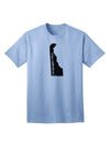 Delaware - United States Silhouette Adult T-Shirt by TooLoud-Mens T-shirts-TooLoud-Light-Blue-Small-Davson Sales