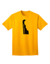 Delaware - United States Silhouette Adult T-Shirt by TooLoud-Mens T-shirts-TooLoud-Gold-Small-Davson Sales