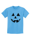 Delightful Jack O' Lantern Pumpkin Face - A Children's T-Shirt Collection for Joyful Moments-Mens T-shirts-TooLoud-Aquatic-Blue-X-Small-Davson Sales