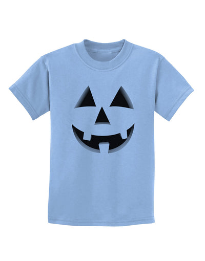 Delightful Jack O' Lantern Pumpkin Face - A Children's T-Shirt Collection for Joyful Moments-Mens T-shirts-TooLoud-Light-Blue-X-Small-Davson Sales