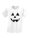 Delightful Jack O' Lantern Pumpkin Face - A Children's T-Shirt Collection for Joyful Moments-Mens T-shirts-TooLoud-White-X-Small-Davson Sales