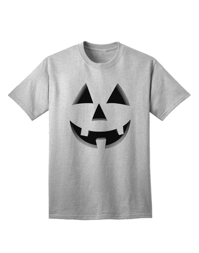 Delightful Jack O' Lantern Pumpkin Face - Adult T-Shirt for Festive Fun-Mens T-shirts-TooLoud-AshGray-Small-Davson Sales