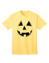 Delightful Jack O' Lantern Pumpkin Face - Adult T-Shirt for Festive Fun-Mens T-shirts-TooLoud-Yellow-Small-Davson Sales