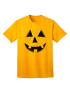 Delightful Jack O' Lantern Pumpkin Face - Adult T-Shirt for Festive Fun-Mens T-shirts-TooLoud-Gold-Small-Davson Sales