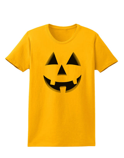 Delightful Jack O' Lantern Pumpkin Face - Women's T-Shirt Collection-Mens T-shirts-TooLoud-Gold-X-Small-Davson Sales