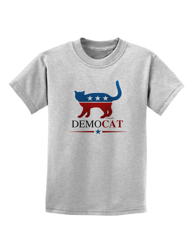 DemoCAT Childrens T-Shirt-Childrens T-Shirt-TooLoud-AshGray-X-Small-Davson Sales