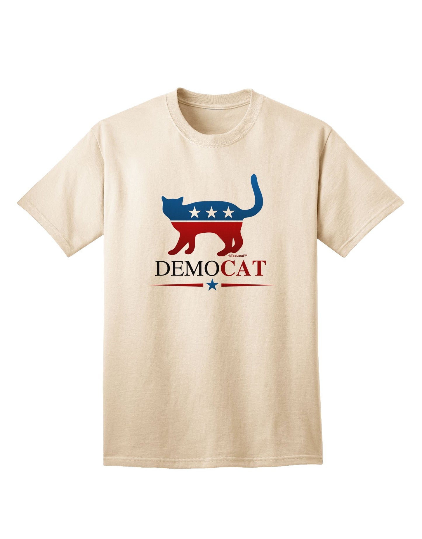DemoCAT Premium Adult T-Shirt Collection-Mens T-shirts-TooLoud-Natural-Small-Davson Sales