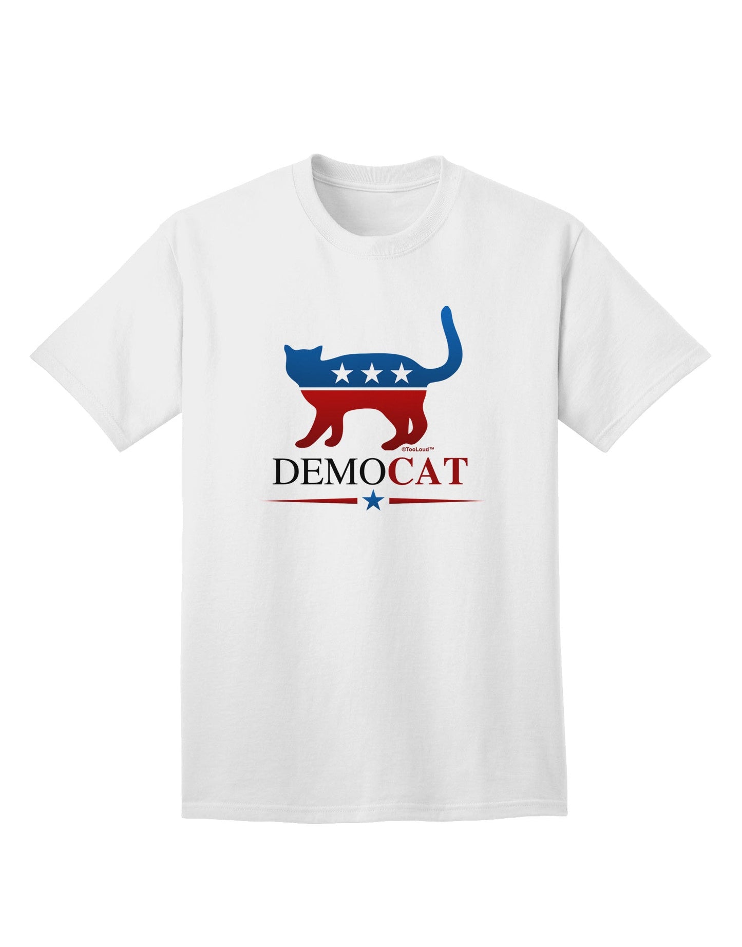 DemoCAT Premium Adult T-Shirt Collection-Mens T-shirts-TooLoud-White-Small-Davson Sales