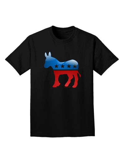 Democrat Bubble Symbol Adult Dark T-Shirt-Mens T-Shirt-TooLoud-Black-Small-Davson Sales