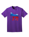 Democrat Bubble Symbol Adult Dark T-Shirt-Mens T-Shirt-TooLoud-Purple-Small-Davson Sales