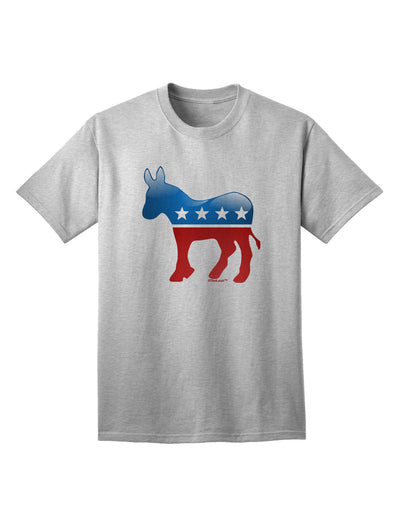 Democrat Bubble Symbol Adult T-Shirt-unisex t-shirt-TooLoud-AshGray-Small-Davson Sales