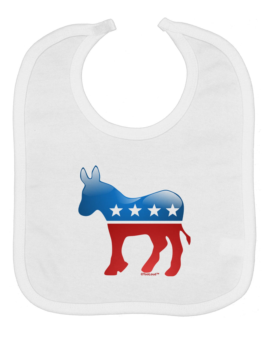 Democrat Bubble Symbol Baby Bib