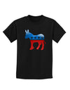 Democrat Bubble Symbol Childrens Dark T-Shirt-Childrens T-Shirt-TooLoud-Black-X-Small-Davson Sales