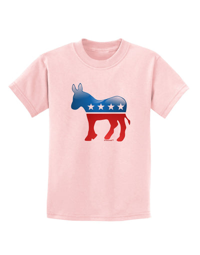 Democrat Bubble Symbol Childrens T-Shirt-Childrens T-Shirt-TooLoud-PalePink-X-Small-Davson Sales