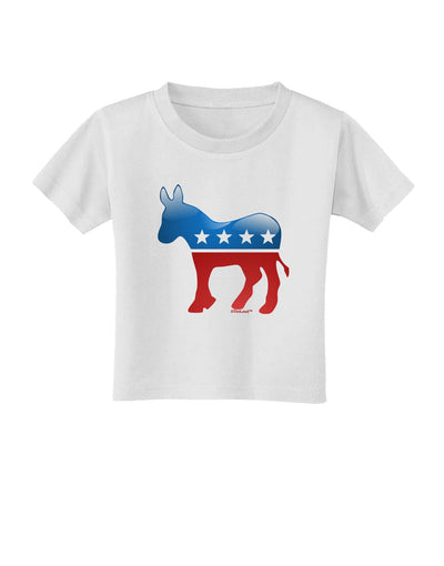 Democrat Bubble Symbol Toddler T-Shirt-Toddler T-Shirt-TooLoud-White-2T-Davson Sales