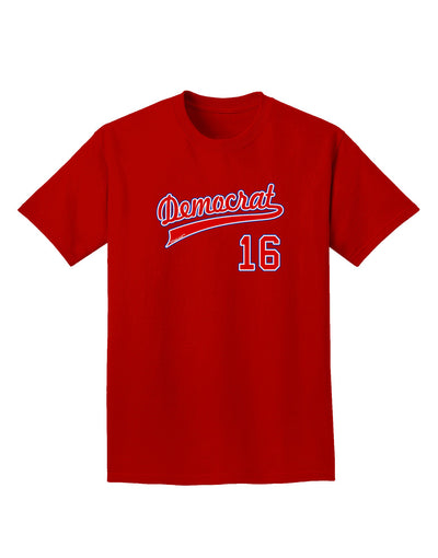 Democrat Jersey 16 Adult Dark T-Shirt-Mens T-Shirt-TooLoud-Red-Small-Davson Sales