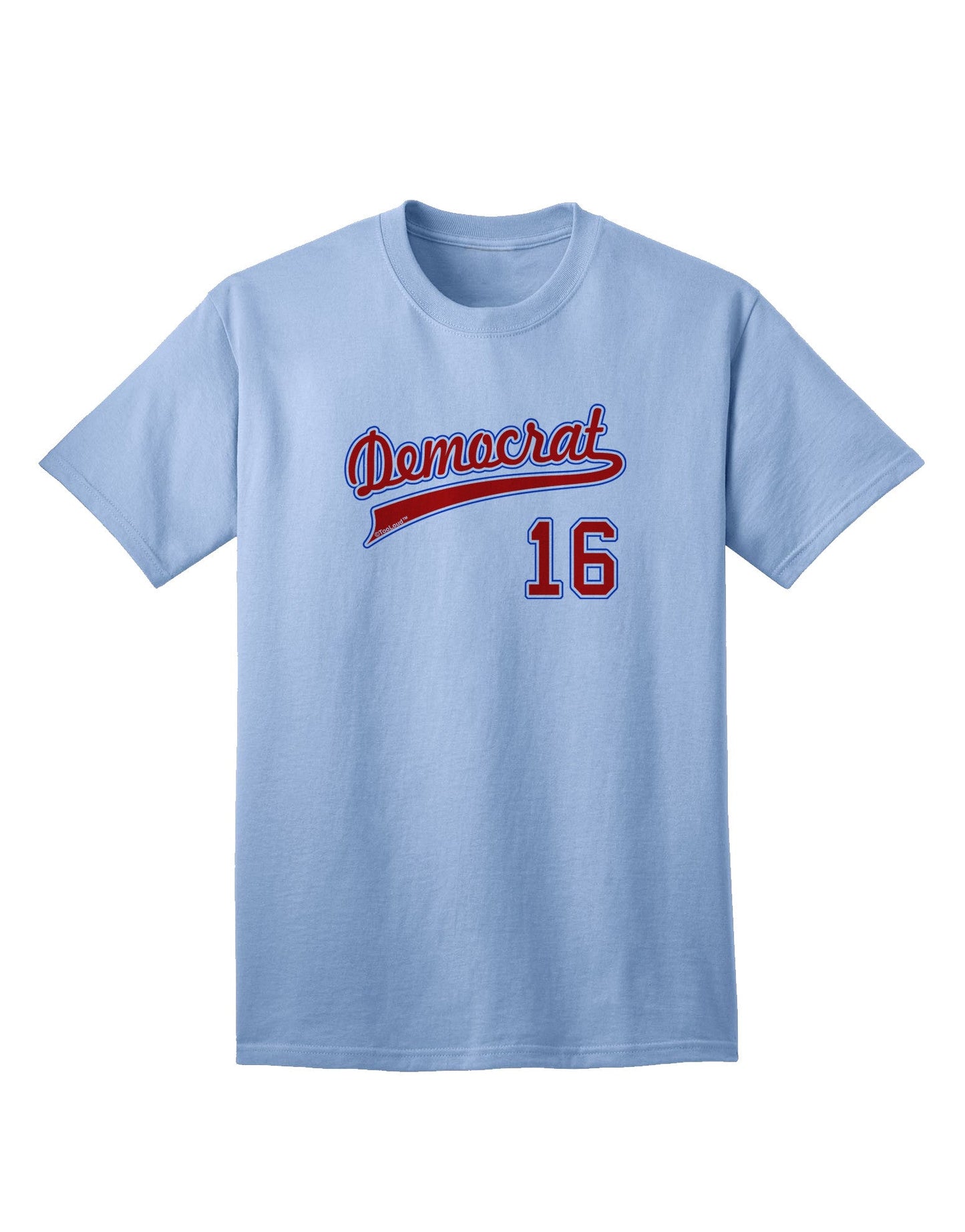Democrat Jersey 16 Adult T-Shirt-unisex t-shirt-TooLoud-Light-Blue-Small-Davson Sales
