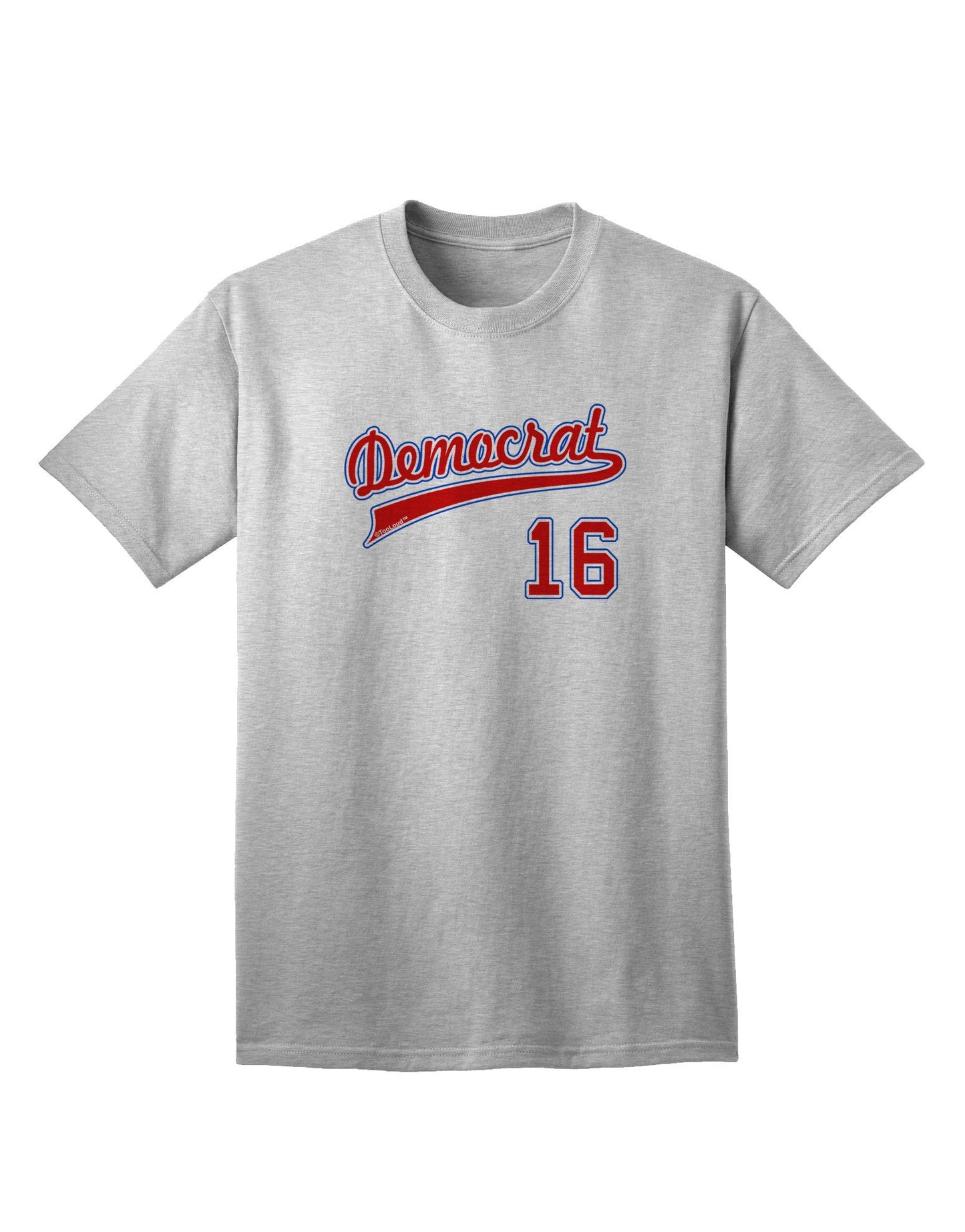 Democrat Jersey 16 Adult T-Shirt-unisex t-shirt-TooLoud-AshGray-Small-Davson Sales
