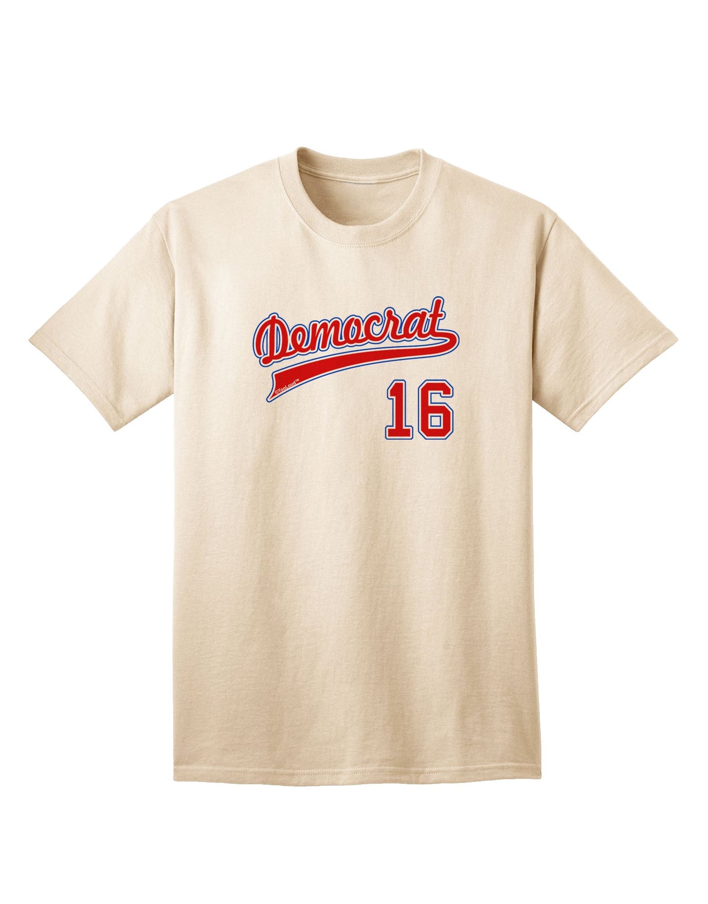 Democrat Jersey 16 Adult T-Shirt-unisex t-shirt-TooLoud-Natural-Small-Davson Sales
