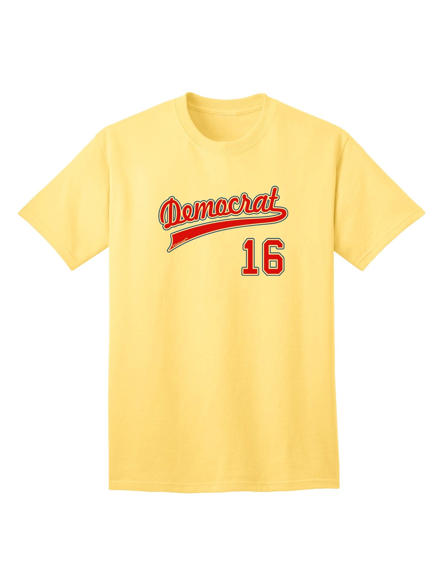 Democrat Jersey 16 Adult T-Shirt-unisex t-shirt-TooLoud-Yellow-Small-Davson Sales