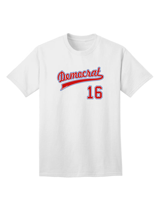 Democrat Jersey 16 Adult T-Shirt-unisex t-shirt-TooLoud-White-Small-Davson Sales